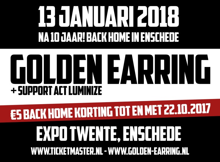Golden Earring ad January 13, 2018 Enschede - Twente Expo